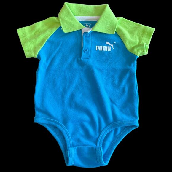 3-Piece Puma Athletic 3-6M double One-Piece and Sweat pants Bundle II-07 - Picture 2 of 14